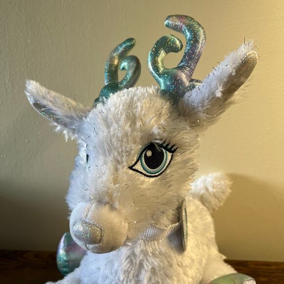 Build A Bear Glisten Reindeer Christmas Gift Plush Winter Unicorn Sparkle New - Picture 2 of 8